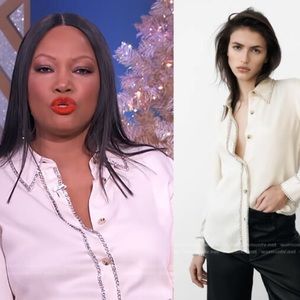 Zara new with tags jewel button up size small S